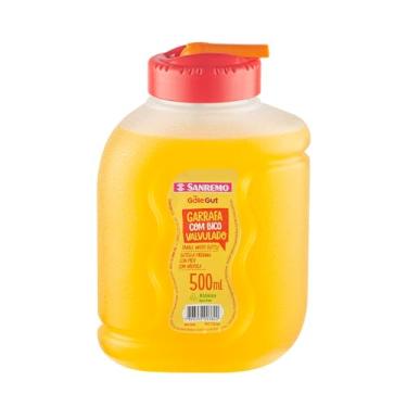 Imagem de Sanremo - Garrafa Plástica com Bico Valvulado de 500ml, Atóxica - Livre de BPA, Linha Gole Gut