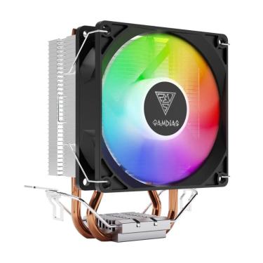 Imagem de Cooler Gamdias Boreas E1 Lite (AMD / Intel) - RGB Rainbow - Preto - E1-210 Lite