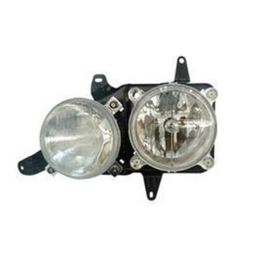 Imagem de FAROL DUPLO ESQUERDO MB ACCELO 2003 2004 2005 2006 2007 POLICARBONATO