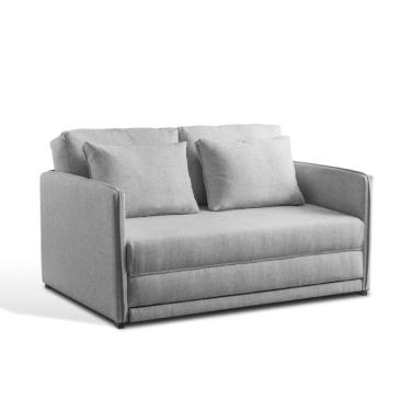 Imagem de Sofá-Cama 2 Lugares Casal Charlie Veludo Cinza