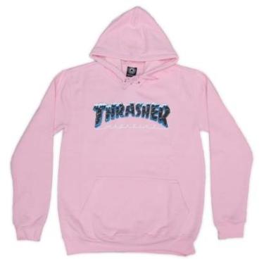 Imagem de Moletom Thrasher Magazine Canguru Black Ice - Rosa-Masculino