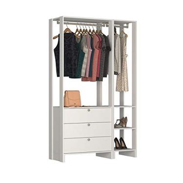 Imagem de Guarda Roupa Closet 03 Gavetas Yes EY102.105 Branco Nova Mobile