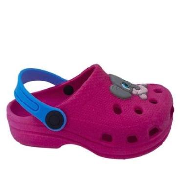 Imagem de Sandália Feminina Infantil Babuche Menina Chinelo Escolar Elefante Coração Criança Presente-Feminino