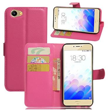 Imagem de Capa MEIZU X (Meilan X) – Capa carteira dobrável de couro PU Manyip para MEIZU X (Meilan X), capa de proteção de telefone estilo empresarial, capa com [compartimentos para dinheiro e cartão]