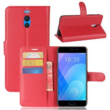 Imagem de Capa MEIZU M6 Note (Meilan Note6) – Capa carteira dobrável de couro PU Manyip para MEIZU M6 Note (Meilan Note6), capa de proteção de telefone estilo empresarial, capa com [compartimentos para dinheiro