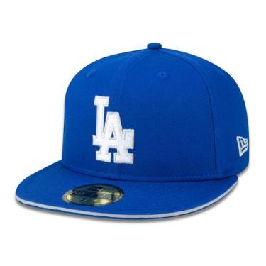 Imagem de Bone New Era 59Fifty Mlb Los Angeles Dodgers Core Aba Reta Azul