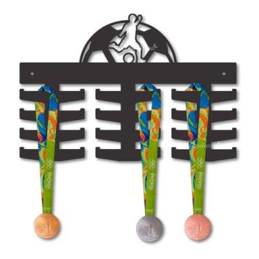 Imagem de Porta Medalhas Futebol Masculino Adulto Woodecora