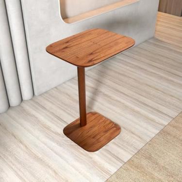 Imagem de Mesa de Apoio para Sofá de Madeira Maciça e Verniz Dália Living Outdoor Expresso Móveis Imbuia