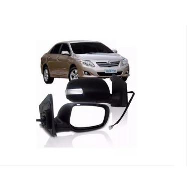 Imagem de Retrovisor Corolla 2009 2010 2011 2012 2013 Eletrico Retratil Com Pisc