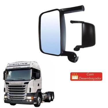 Imagem de Retrovisor Completo Scania S4 S5 Le Com Desembaçador - Globo