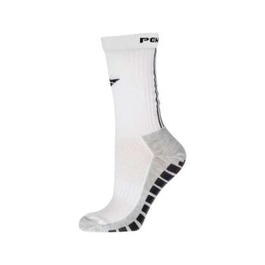 Imagem de Meia Penalty Grip - Juvenil, Branco, Preto, U