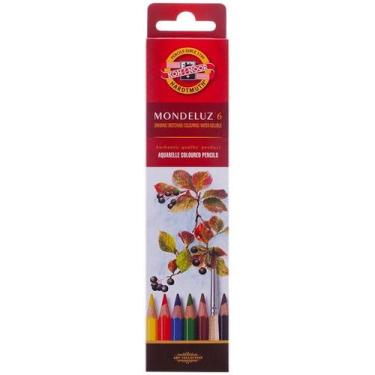 Imagem de Lápis Aquarelável Arte Koh-I-Noor 06  Cores 3715