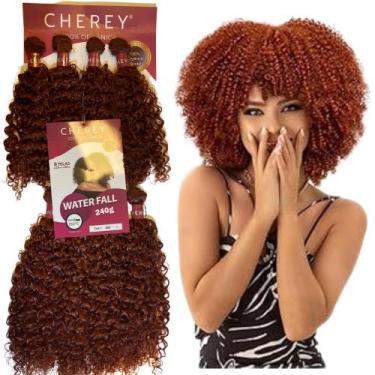 Imagem de Cabelo 100% Fibra Orgânica Cacheado Curto Afro Goivo Cherey - bbless, 