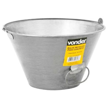 Imagem de Balde Metálico Para Concreto 10L Vonder 3315010000