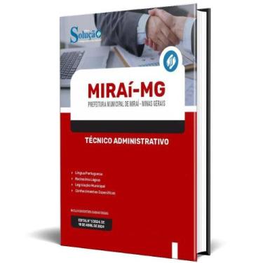 Imagem de Apostila Prefeitura Miraí Mg 2024 - Técnico Administrativo - Editora S