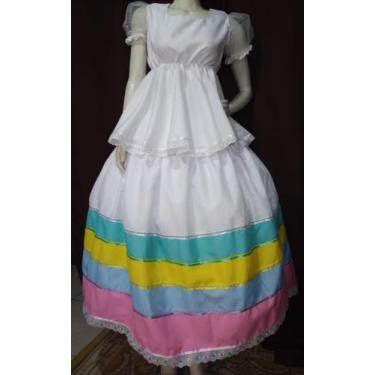 Imagem de Saia Criança Erê  Umbanda Candomblé Roupa de Santo  tamanho unico - Ax