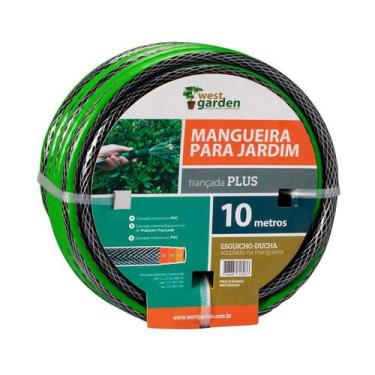 Imagem de Mangueira West Garden Trançada Plus com Esguicho - 10m