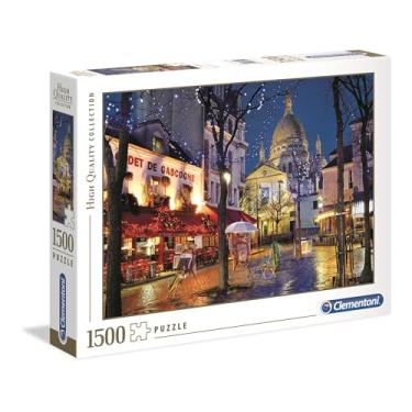 Imagem de Clementoni Puzzle 1500 peças paisagem MontMartre Paris, puzzle adulto (31999), multicolorido