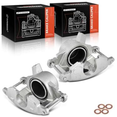 Imagem de A-Premium Conjunto de pinça de freio a disco sem suporte compatível com modelos Chevy selecionados - Impala, Caprice, Brookwood, Biscayne, Bel Air, Kingswood, Townsman, 1967-1970 - passageiro