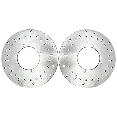 Imagem de M MATI Rotor de disco de freio dianteiro 2 peças para Polaris Sportsman Ranger Magnum ACE ATP Trail Blazer Boss 325 330 400 425 500 570 700 800 5244314