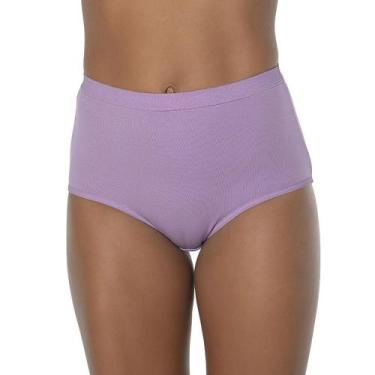 Imagem de Calcinha Clássica DeMillus 57051 Algodão, XG, Orquídea