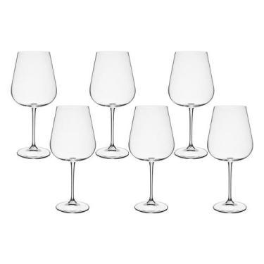 Imagem de Taça De Cristal Bohemia Para Vinho 670 Ml Ardea 6 Peças - Bohemia Crys