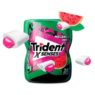 Imagem de Chiclete Trident X Senses Sabor Melancia Mint 54g