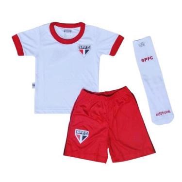 Imagem de Uniforme Infantil São Paulo Artilheiro Oficial - Revedor, Tam 14