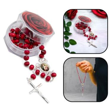 Imagem de Terço Perfumado de Rosas Santa Teresinha do Menino Jesus 4 mm - Canção