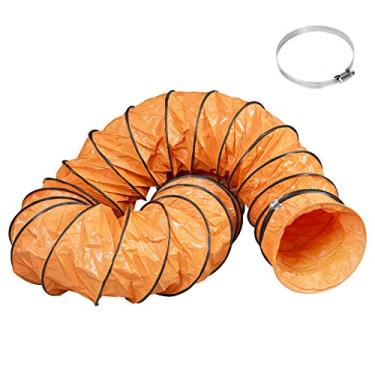 Imagem de AlorAir Mangueira de duto flexível de PVC de 40,6 cm para purificador de ar CleanShield HEPA 550 e PureAiro HEPA Pro 770/870/970, fácil armazenamento (41 x 16,4 pés, entrada)