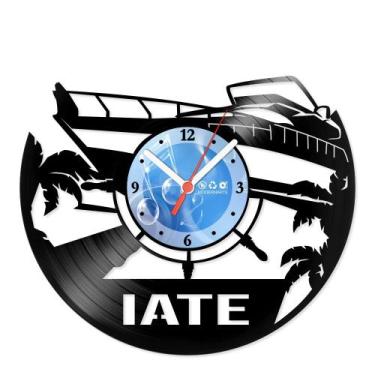 Imagem de Relógio De Parede Disco Vinil Diversos - Iate de Luxo - VDI-026 - Mode