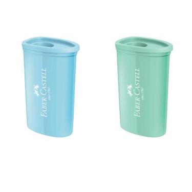 Imagem de Apontador com Depósito Triangular Tons Pastel Faber Castell (Unidade/K