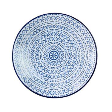 Imagem de Prato de cerâmica estampada para sobremesa 22cm - Freecom