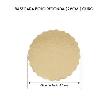 Imagem de Kit 10 Unidades Cake Board para Bolo Redondo 26cm. - TAMAROZZI EMBALAG
