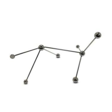 Imagem de Escultura Decorativa Moleculas Fino Design luxo - LUXdécor