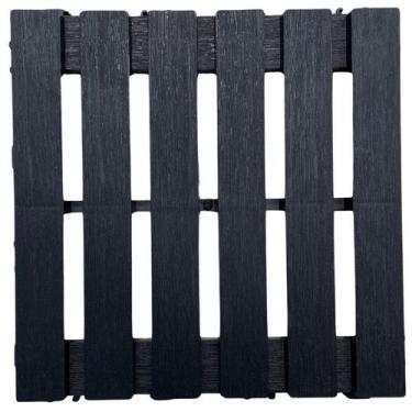 Imagem de Kit 10 deck modular  plastico  textura madeira, piscina, sacada, banhe