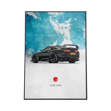 Imagem de Nissan Skyline GT-R R34 JDM Supercar Pôster De Parede Para Impressão M