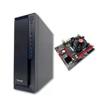 Imagem de Cpu Slim Core I5 + 8gb + Ssd 240gb Placa Serial - intel