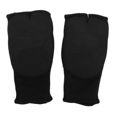 Imagem de Luvas de Boxe, Envoltórios de Mão Gel de Náilon Anti Deslizamento Metade do Dedo Boxe Luvas Internas para Homens Mulheres Kickboxing Luta Treino (S)