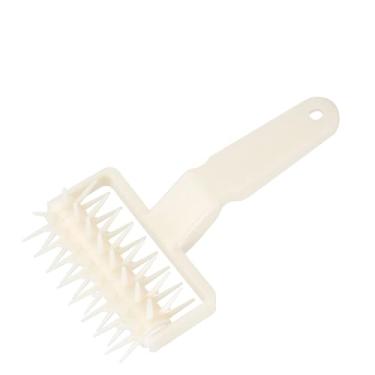 Imagem de Plástico Pizza Cookie Massa Rolo Pastelaria Agulha Rodas Cortador Bolo Pão Hole Punch Baking Ferramentas para Entusiastas do Cozimento