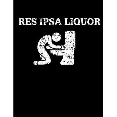 Imagem de Notebook: An elegant 110-page 7.44''x 9.69'' Wide Ruled Lined Composition Notebook for law students tired of res ipsa loquitur