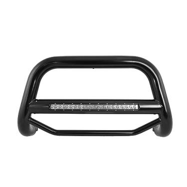 Imagem de Black Horse Black Steel Max Beacon Bull Bar compatível com Toyota Highlander 2011-2013