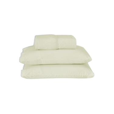 Imagem de Jogo de Lençol Dia A Dia Liso 3 Peças Casal, Queen ou King 80% Algodão