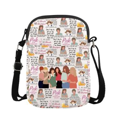 Imagem de XYANFA Bolsa tiracolo Stel Maggnolias Presente do filme Anos 80 Stel Maggnolias Lover Pink Is My Signature Color Stel Maggnolias Bolsa de mão, Pink is My Signature Color