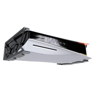 Imagem de Suporte para Fixar Embaixo Sob a Mesa Compatível com Playstation 5 PS5 Mídia Física