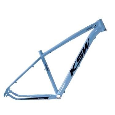 Imagem de Quadro de Bicicleta KSW XLT 100 e 200 em Aluminio 6061 Bicicleta Mountain Bike Aro 29 Cabos Internos (Azul Claro, 21)