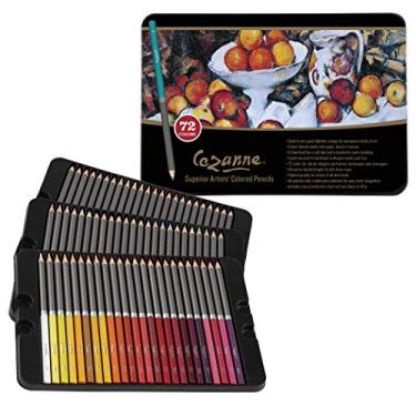 Imagem de Creative Mark Lápis de cor premium Cezanne Conjunto de 72 lápis de cor altamente pigmentados para desenhar, misturar, colorir e mais