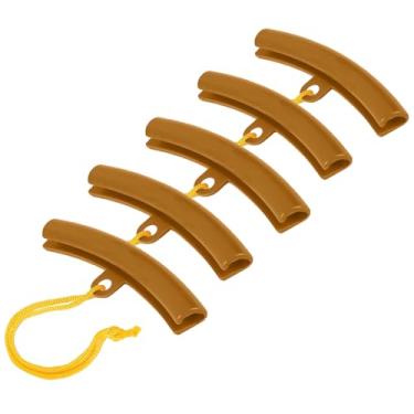 Imagem de Wogomz 5 peças de protetor de aro de troca de pneu de carro, ferramenta de proteção de borda de trocador de pneu automotivo, protetor de aro de roda de 14 cm, capa protetora de aro de pneu de fixação