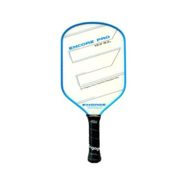 Imagem de Engage Encore Pro V2.0 12,7 mm Pickleball Paddle Playability with Power | Híbrido - Vermelho carmesim (azul celeste, 15,2 mm (espessura))