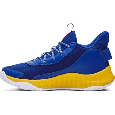 Imagem de Under Armour - Tênis de basquete unissex Curry 3Z7, cor real (400), tamanho: 10,5 M EUA masculino / 12 M EUA feminino